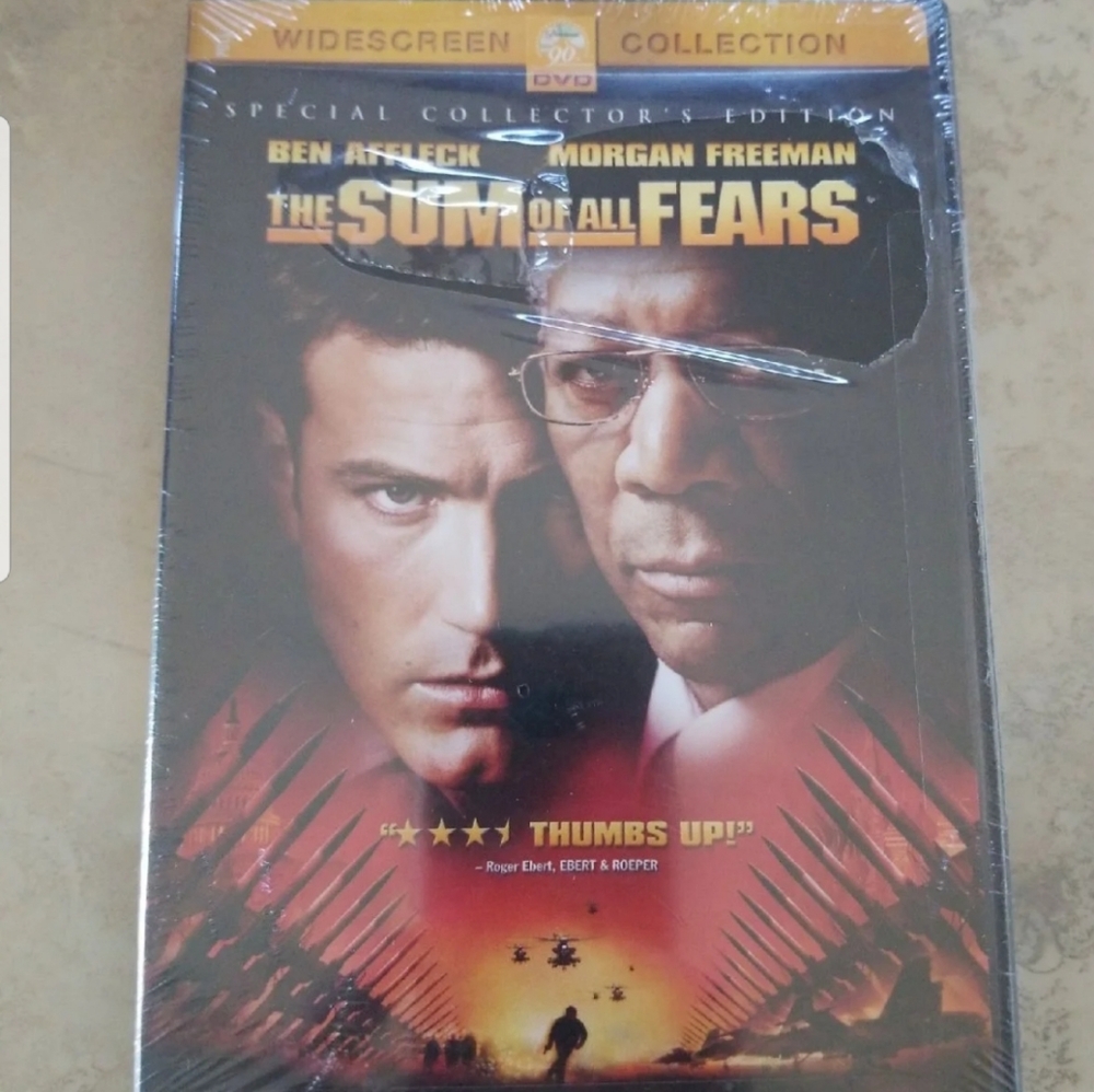 SALE! DVD The Sum of all Fears nwt